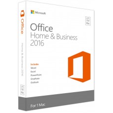Microsoft Office Mac Home Business 2016 Medialess - FPP - NEW!!